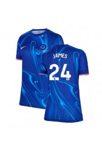 Chelsea Reece James #24 Fotballdrakt Hjemme Klær Dame 2024-25 Korte ermer